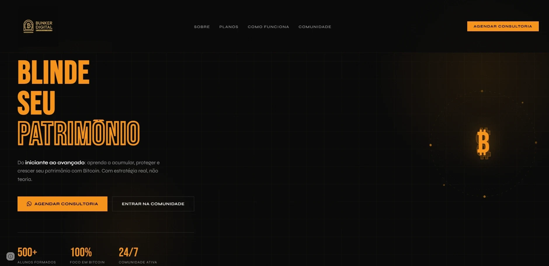 Site de Bunker Digital Consultoria