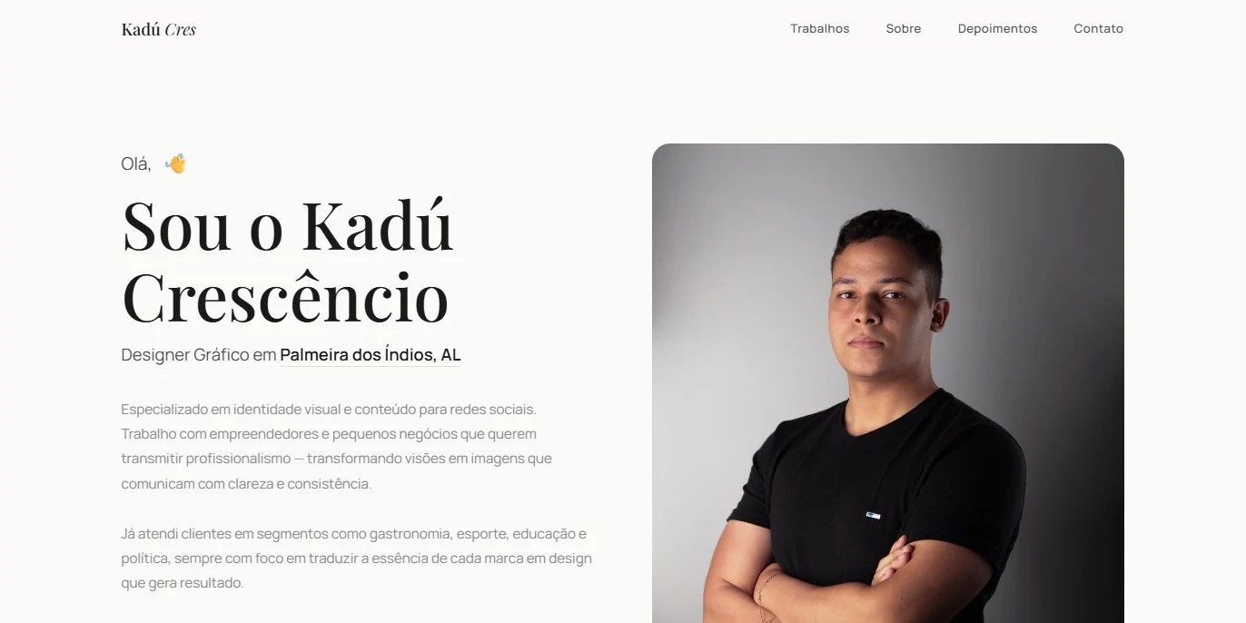 Site de Kadu Crescêncio