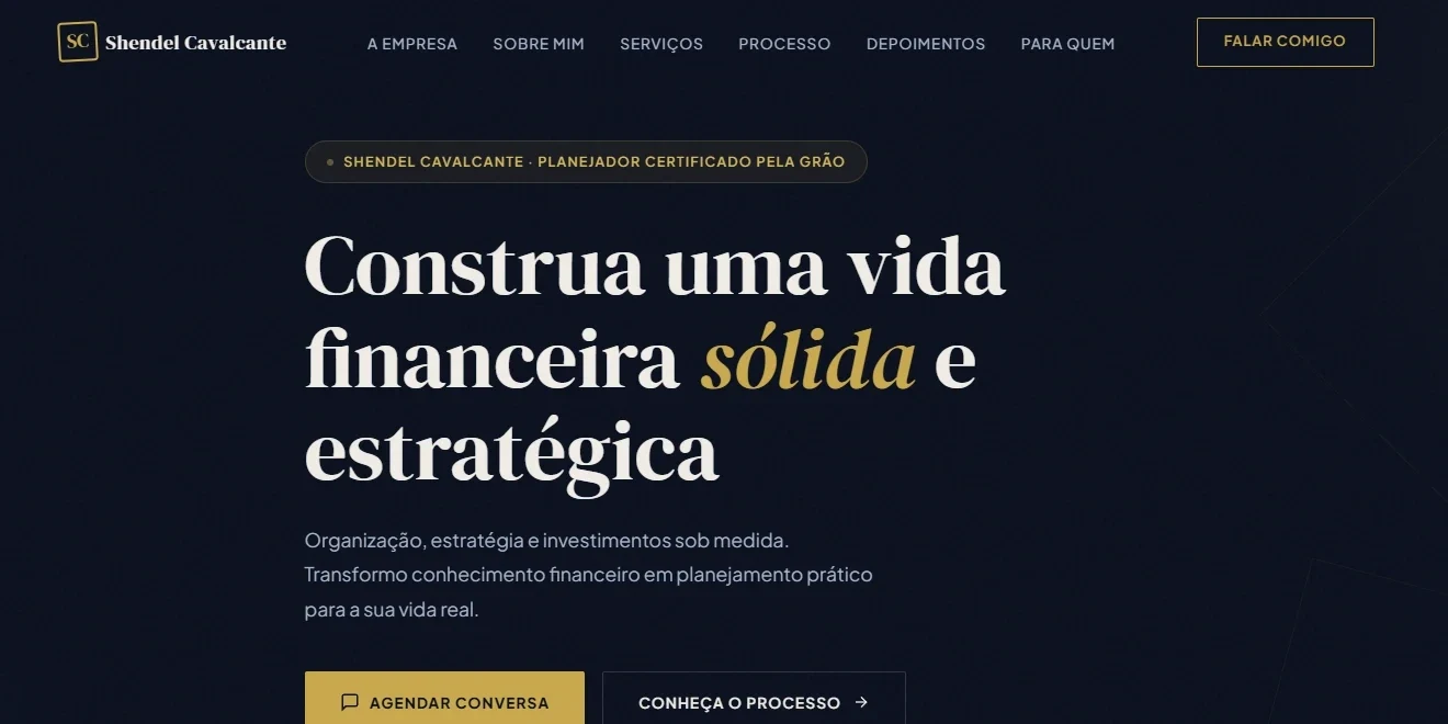 Site de Shendel Cavalcante